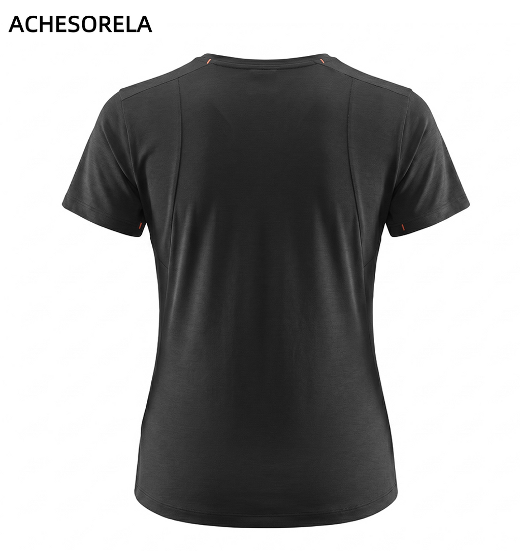 ACHESORELA ENERGY Outdoor Quick-Dry Hiking Women's Crew-Neck T-Shirt