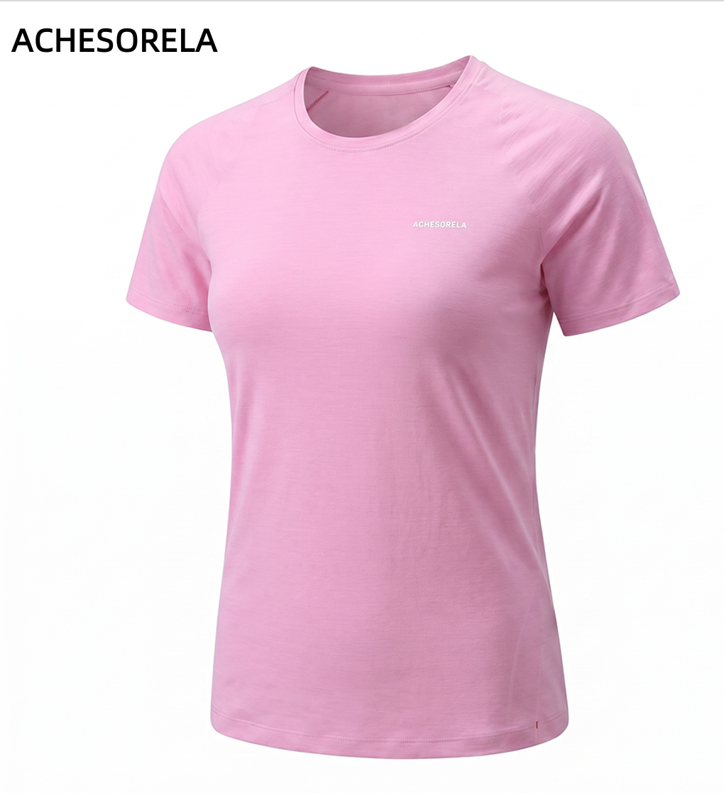 ACHESORELA ENERGY Outdoor Quick-Dry Hiking Women's Crew-Neck T-Shirt