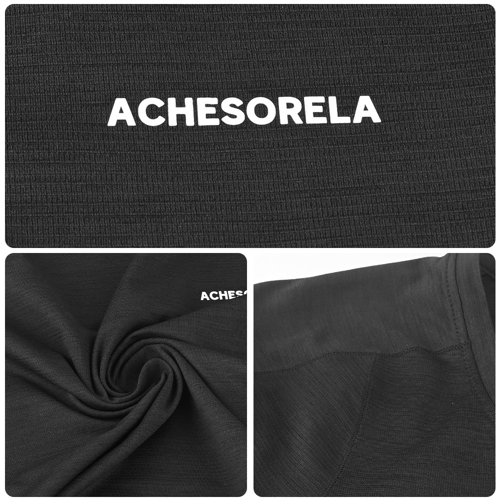 ACHESORELA ELITE Outdoor Quick-Dry Lightweight Men's Crew-Neck T-Shirt