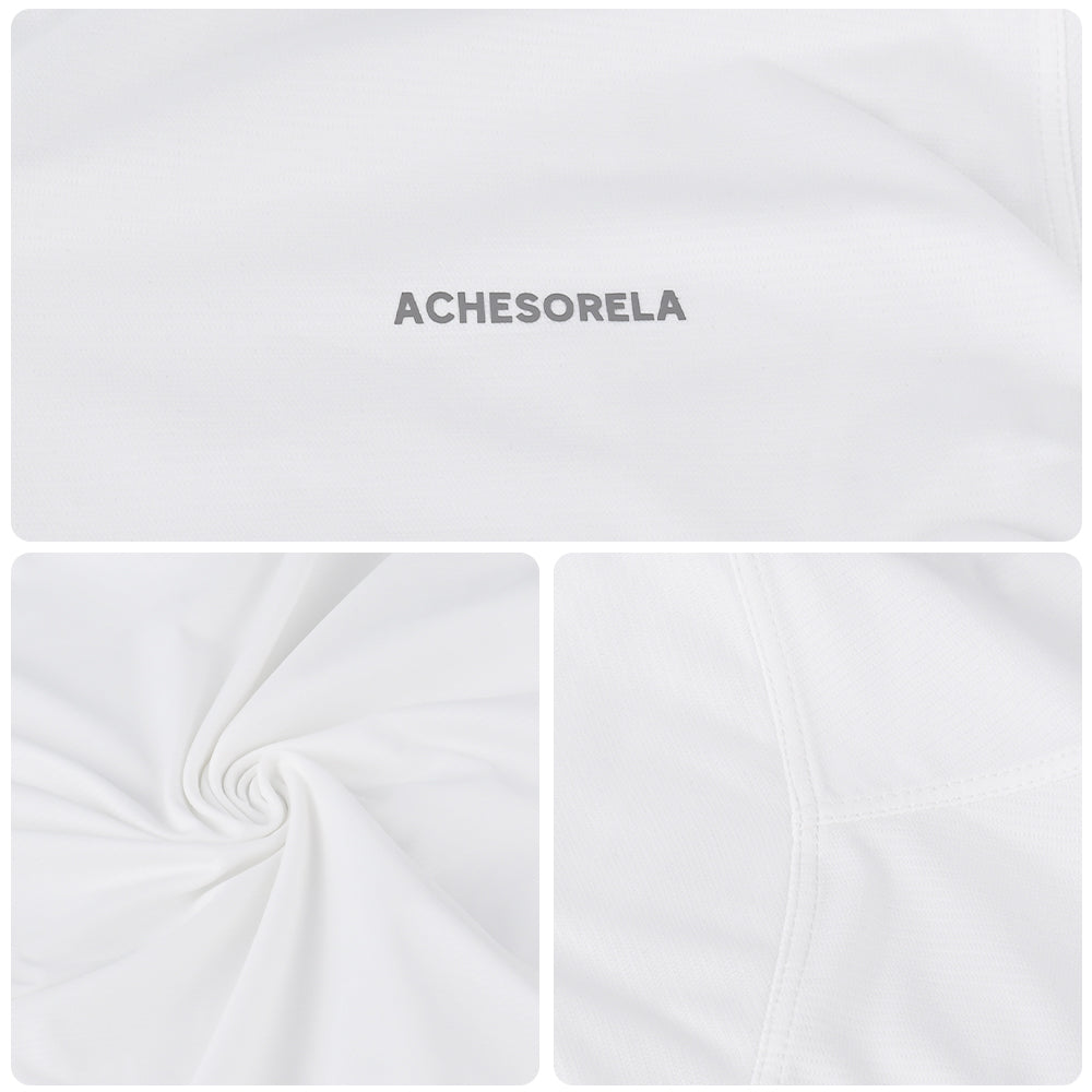ACHESORELA ELITE Outdoor Quick-Dry Lightweight Men's Henley T-Shirt