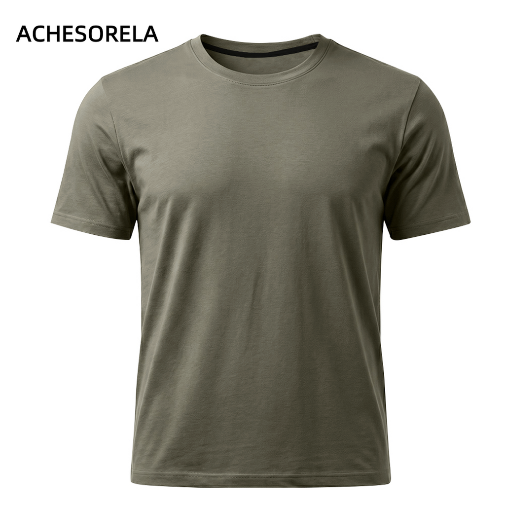 ACHESORELA WOOLLEN Merino Wool Outdoor Casual Crew-Neck T-Shirt