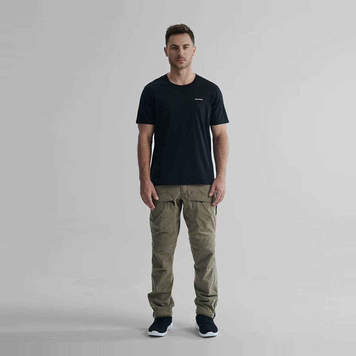 Men's Outdoor Liquid Ammonia Cotton Short-Sleeve T-Shirt MSTC001