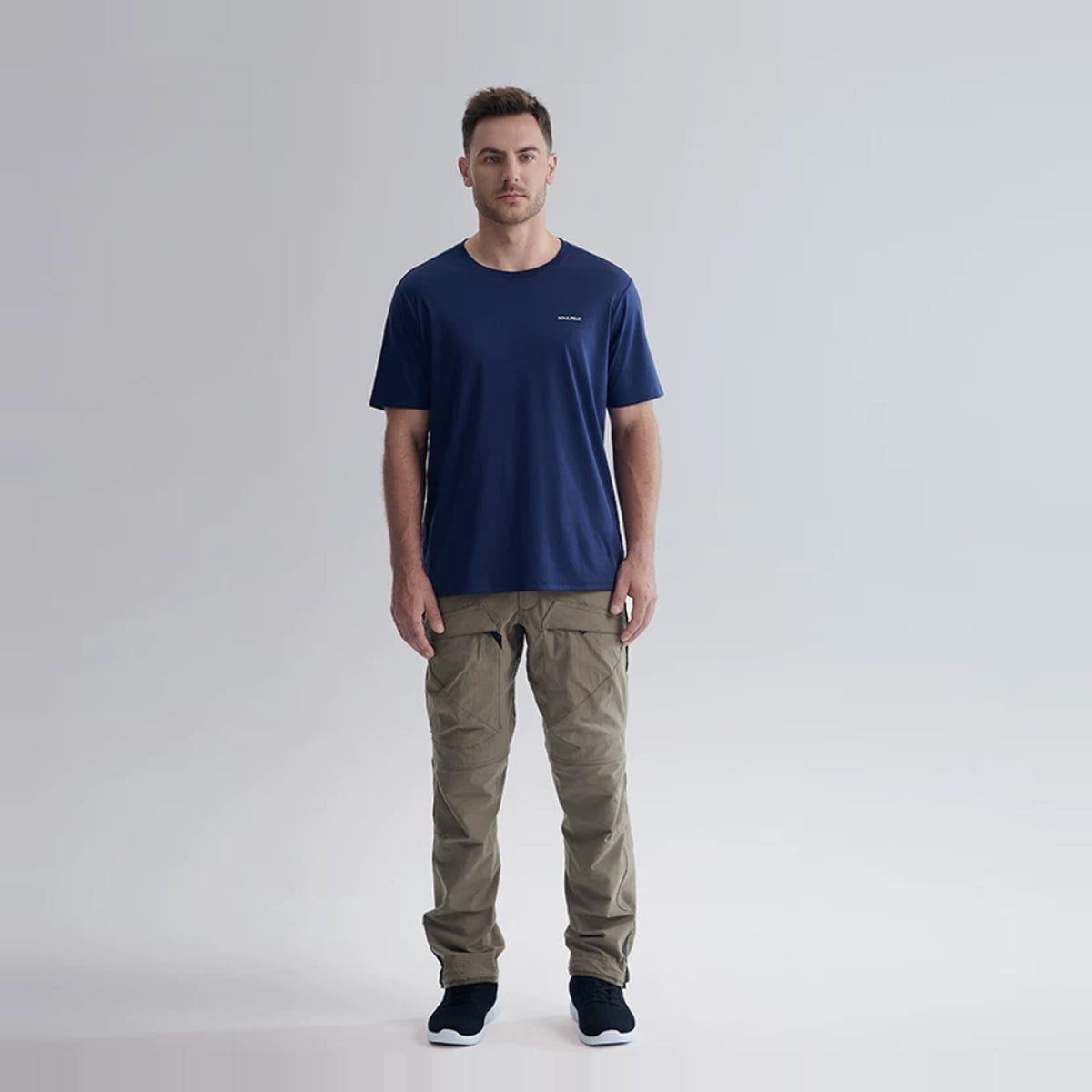 Men's Outdoor Liquid Ammonia Cotton Short-Sleeve T-Shirt MSTC001