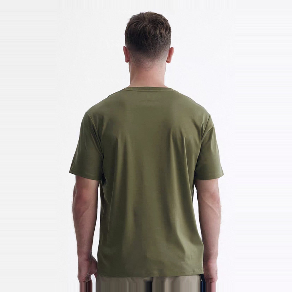 Men's Outdoor Liquid Ammonia Cotton Short-Sleeve T-Shirt MSTC001