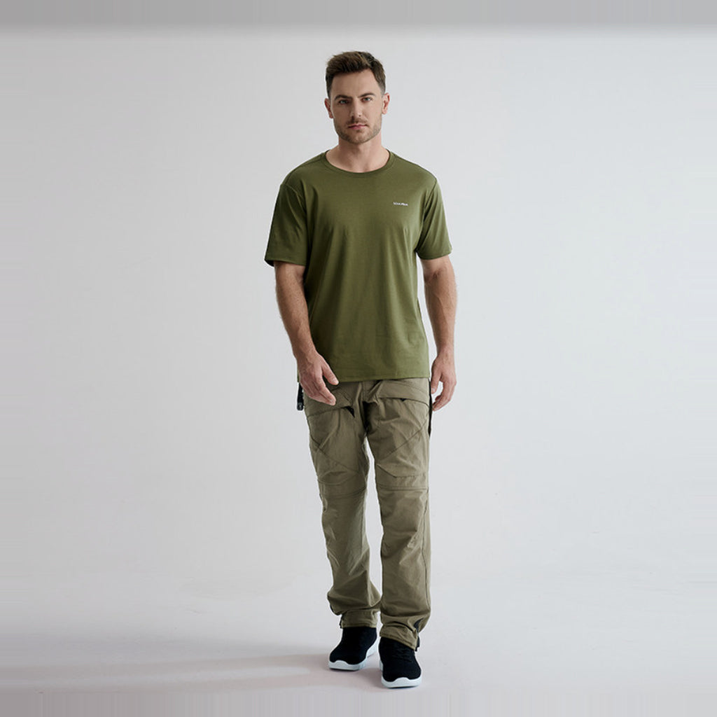 Men's Outdoor Liquid Ammonia Cotton Short-Sleeve T-Shirt MSTC001