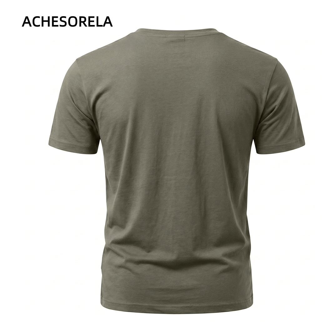 ACHESORELA WOOLLEN Merino Wool Outdoor Casual Crew-Neck T-Shirt